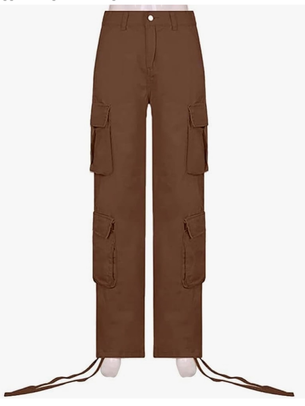 Cargo Drawstring Waist Pants